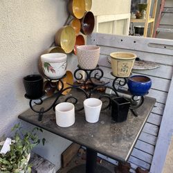 Lot of small planters