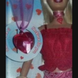 Valentines Barbie Doll-New