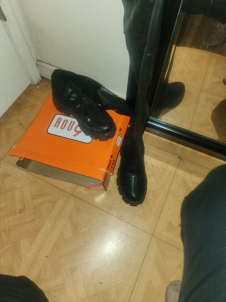 Thigh High Combat Boots