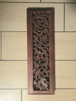 Novica Hand Carved Wood Relief Panel Crafted in Thailand
