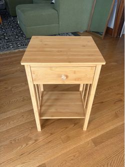 Bamboo nightstand