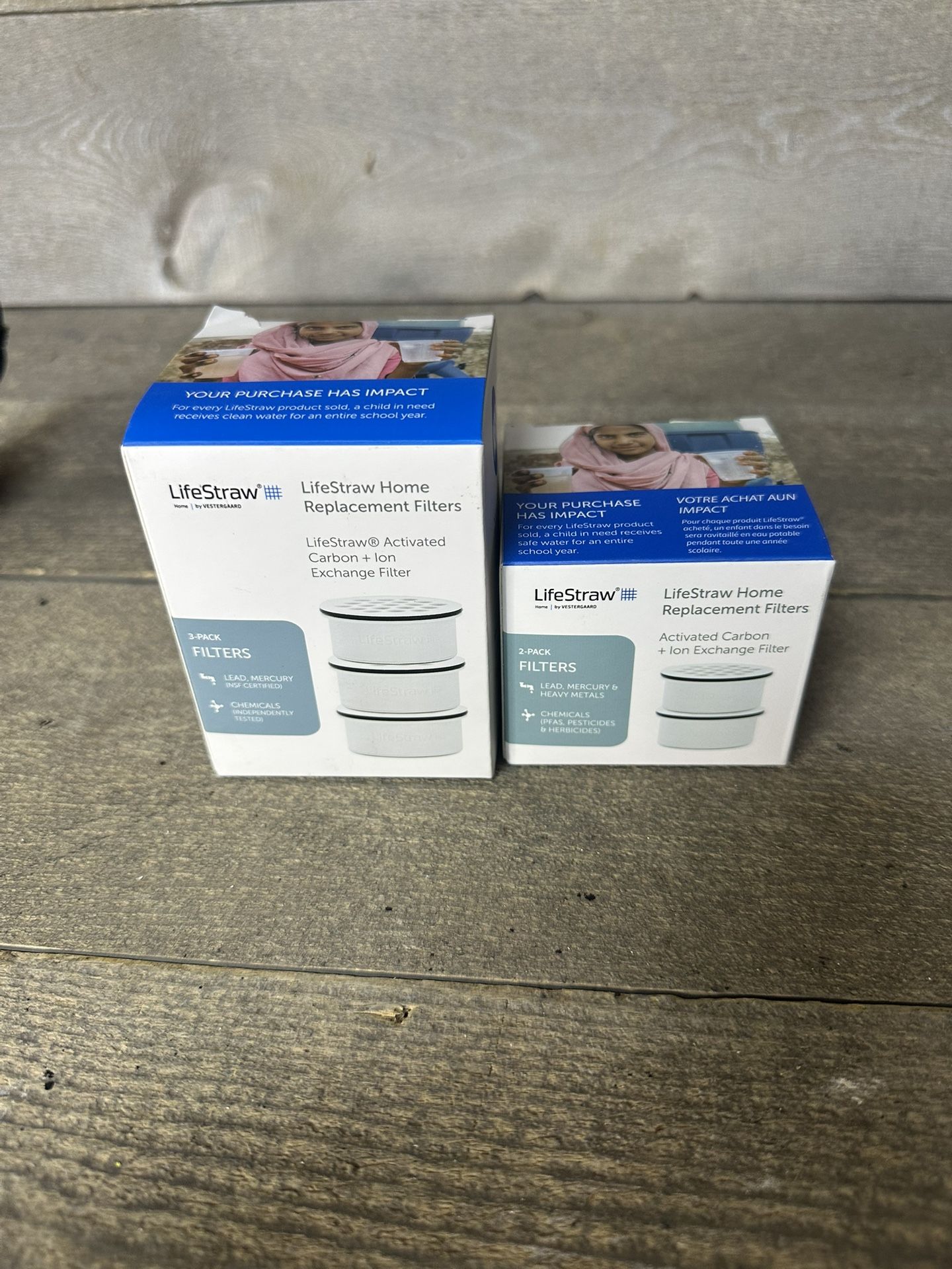 LifeStraw Home Replacement Filters Activated Carbon + Ion Exchange Filter 4 Pack