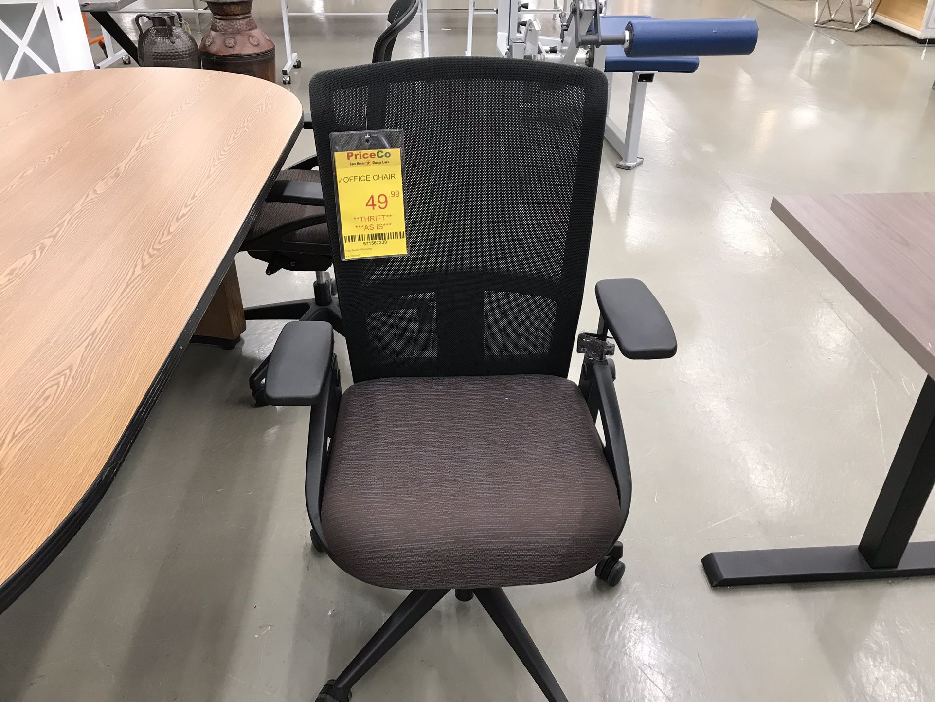 Thrift Office Swivel Chair
