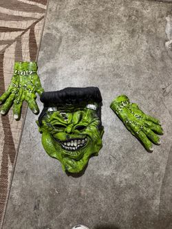 Frankenstein Mask + Hands Costume