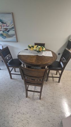 Juego de comedor de 4 sillas