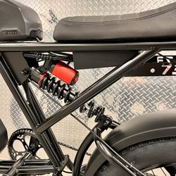 750 Watt Dual Battery Electric Ebike, 26ah Total Amp Batteries (Removable), 33mph, 80 Mile Distance(short Seat)