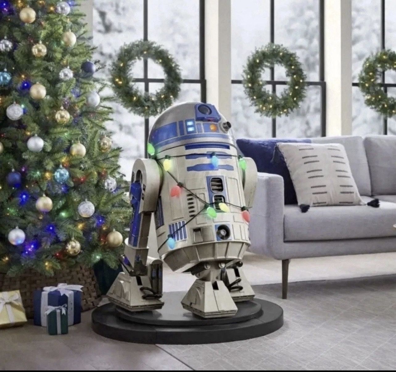 Star Wars 3.5ft Animated LED R2 D2 with Sound and Light Effects