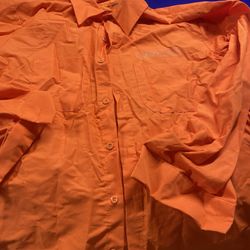 Orange Work Shirts 