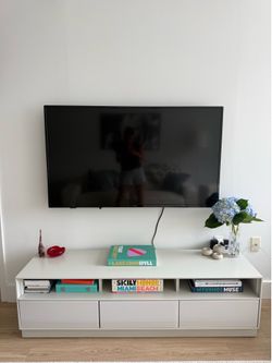 West Elm Emilia 60” Media Console - Haze Finish - Excellent Condition