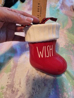 Rae Dunn Ceramic Boot