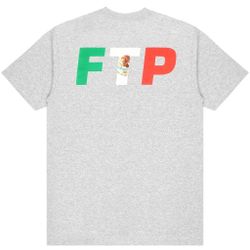 FTP MEXICAN FLAG LOGO TEE (HEATHER GREY)