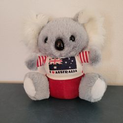 Koala Plush Stuffed Animal - "I Love Australia"  9"