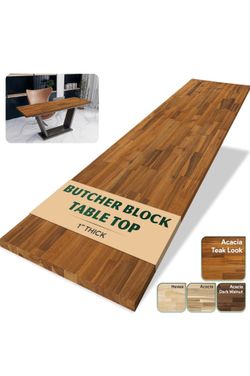 60 x 25 in. Solid Wood Table Top