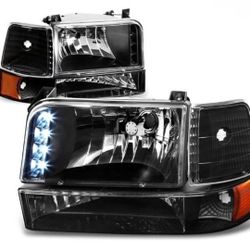 92-96 Ford F150-F350/ Bronco Headlights