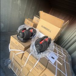 Gym New Adjustable Dumbbells 