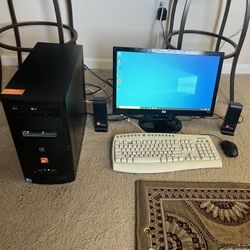 MSI Desktop Computer Quad Core W/Windows 10 Pro & Lifetime Office Wifi (Fast)