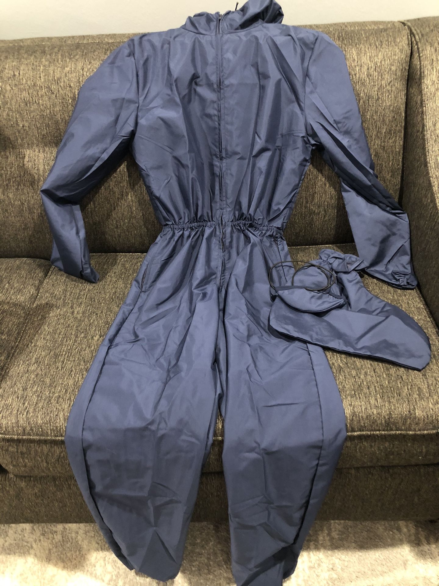 COVID coverup overall. Protect yourself from head to toe when shopping/taking bus/train