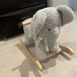Pottery Barn Rocking Elephant