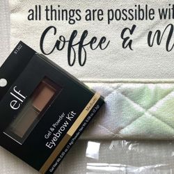 Makeup bag, E.l.f. eyebrow gel/powder kit, & eyebrow brush bundle ☕️👁️💄💋💅🏻