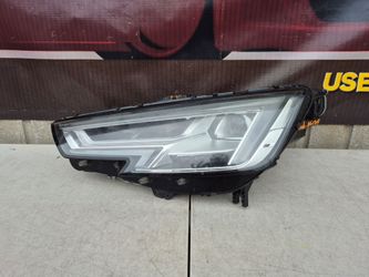 2017 2018 2019 AUDI A4 S4 HEADLIGHT HEADLAMP FULL LED LEFT DRIVER SIDE ORIGINAL USED