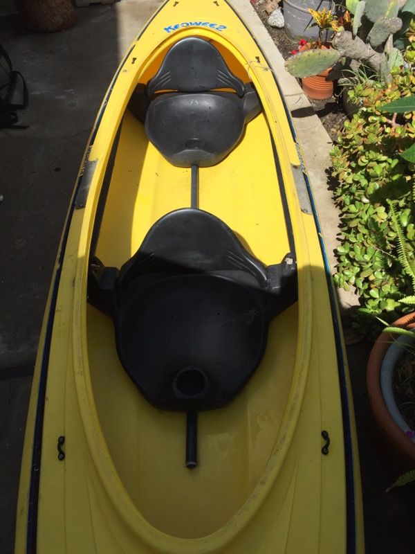 USED AQUATERRA "KEOWEE 2 TWOSEAT KAYAK for Sale in San Clemente, CA