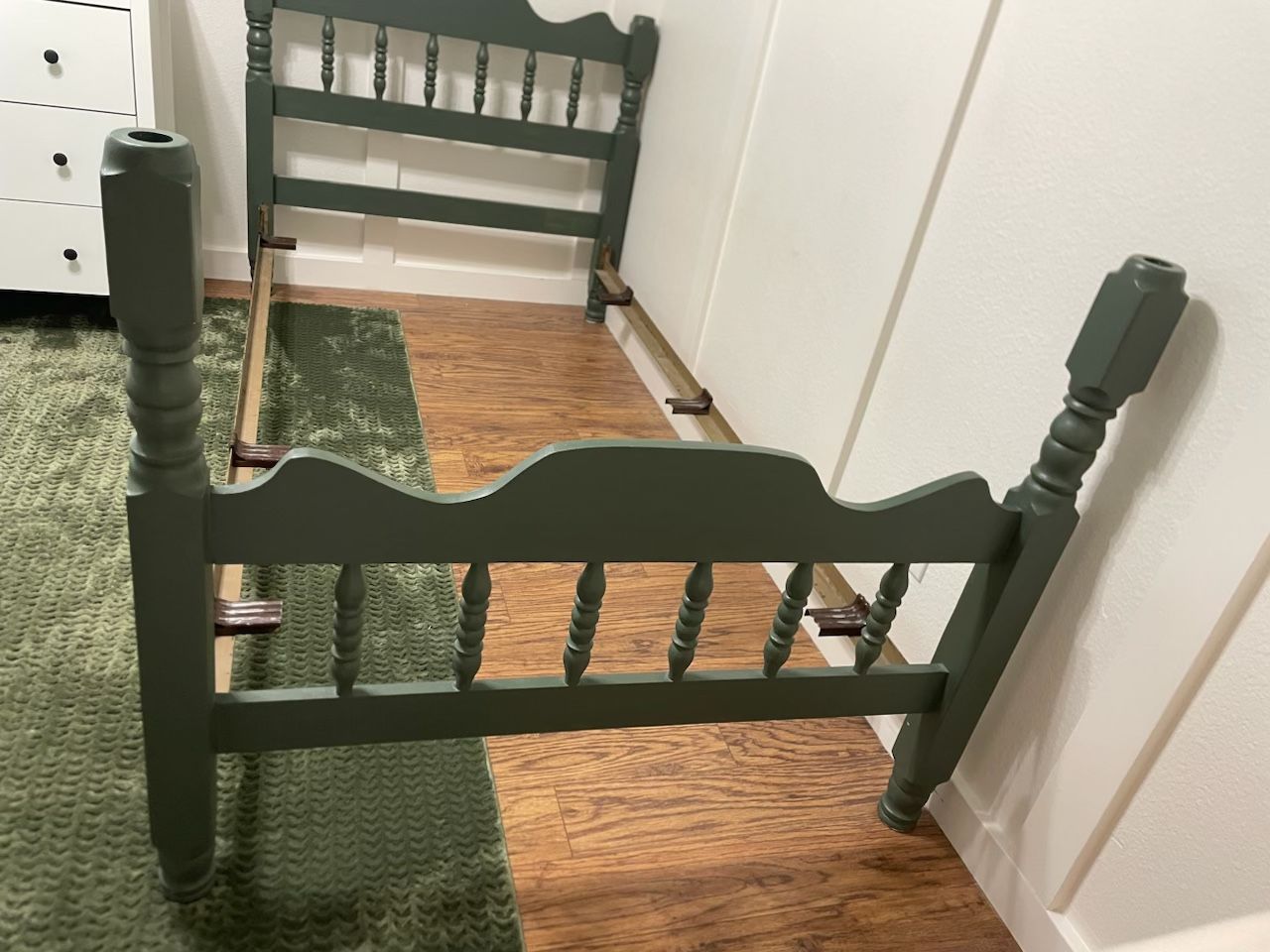 Twin Size Solid Wood Bed Frame