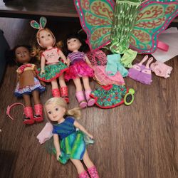 American girl wellie  wisher bundle