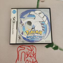 Pokemon Soul Silver Game And Box