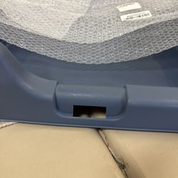 PS KOREA] Indoor Dog Potty Tray – with Protection Wall Every Side for No Leak, Spill, Accident - Keep Paws Dry and Floors Clean! (Blue)