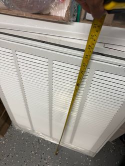 White Return Air Filter Grille Vent Cover