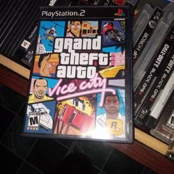 Ps2 GTA Vice City Great  For A Collection Or Just To Play