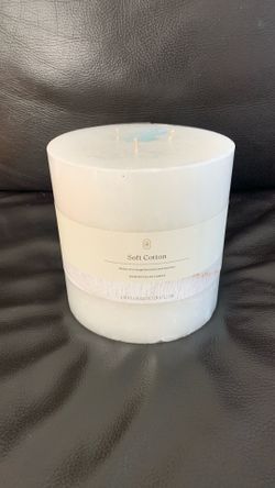 Soft cotton candle