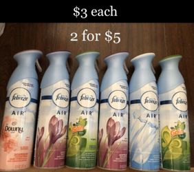 Febreze Air Refresher 2 for $5 or $3 each