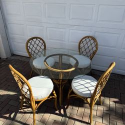 VINTAGE TABLE AND CHAIR SET