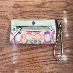 Coach wrist wallet
