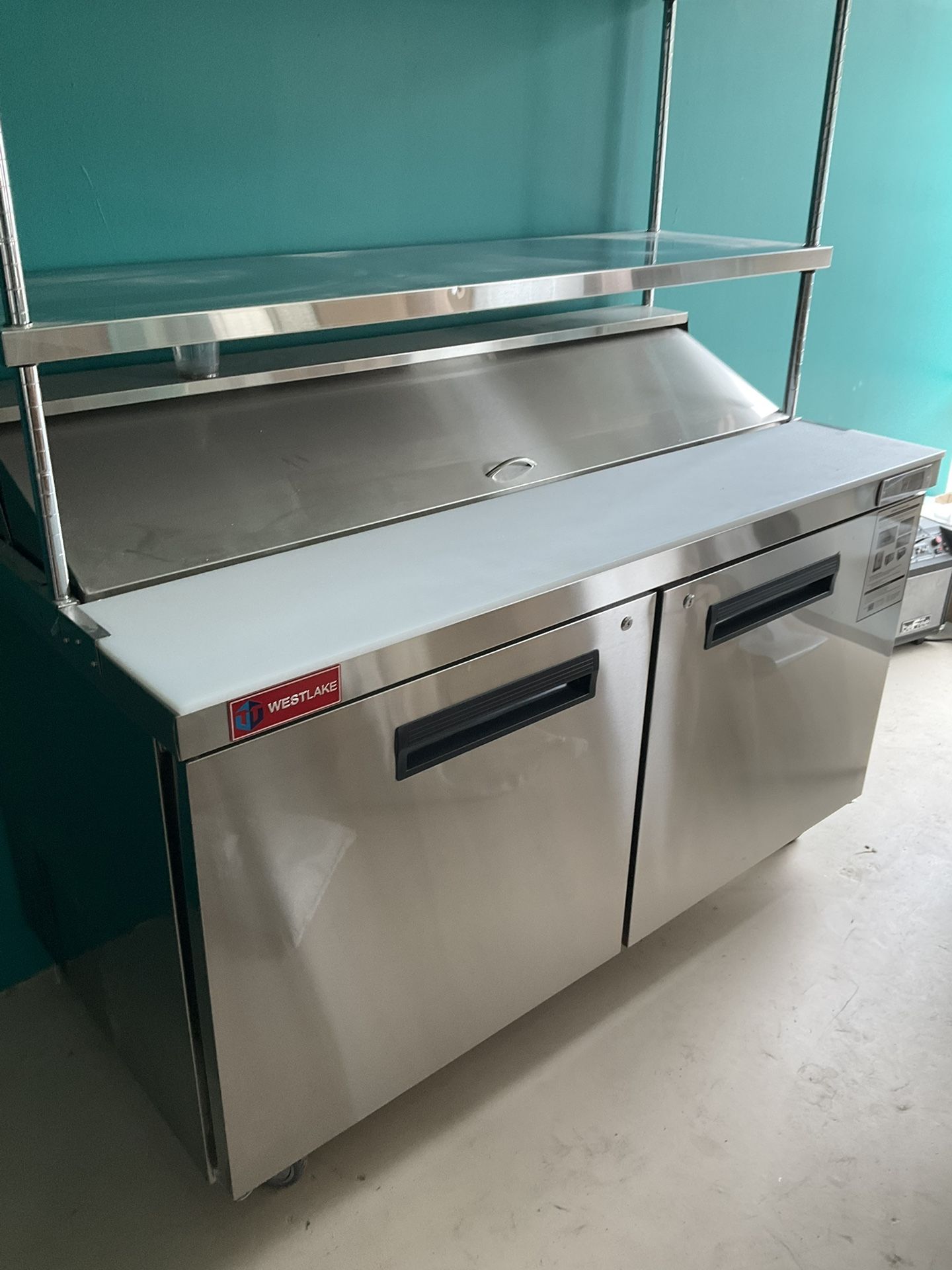 Prep table With Fridge Underneath for Sale in San Diego, CA OfferUp