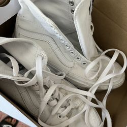 White Van Shoes High Tops 