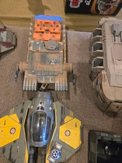 STARWARS SPACE SHIPS AND IMPERIAL TANKS