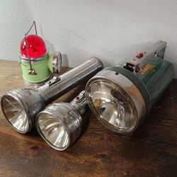 Vintage Flashlight Lantern Bundle Antique Rare Collectible Coleman 