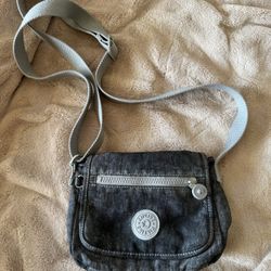 Kipling Mini Gray Crossbody Bag