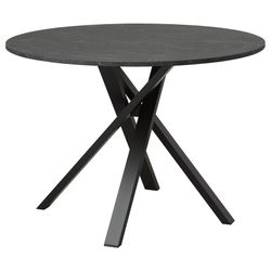 MARIEDAMM Table, black marble effect