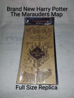 Brand New Harry Potter The Marauders Map Full Size Replica
