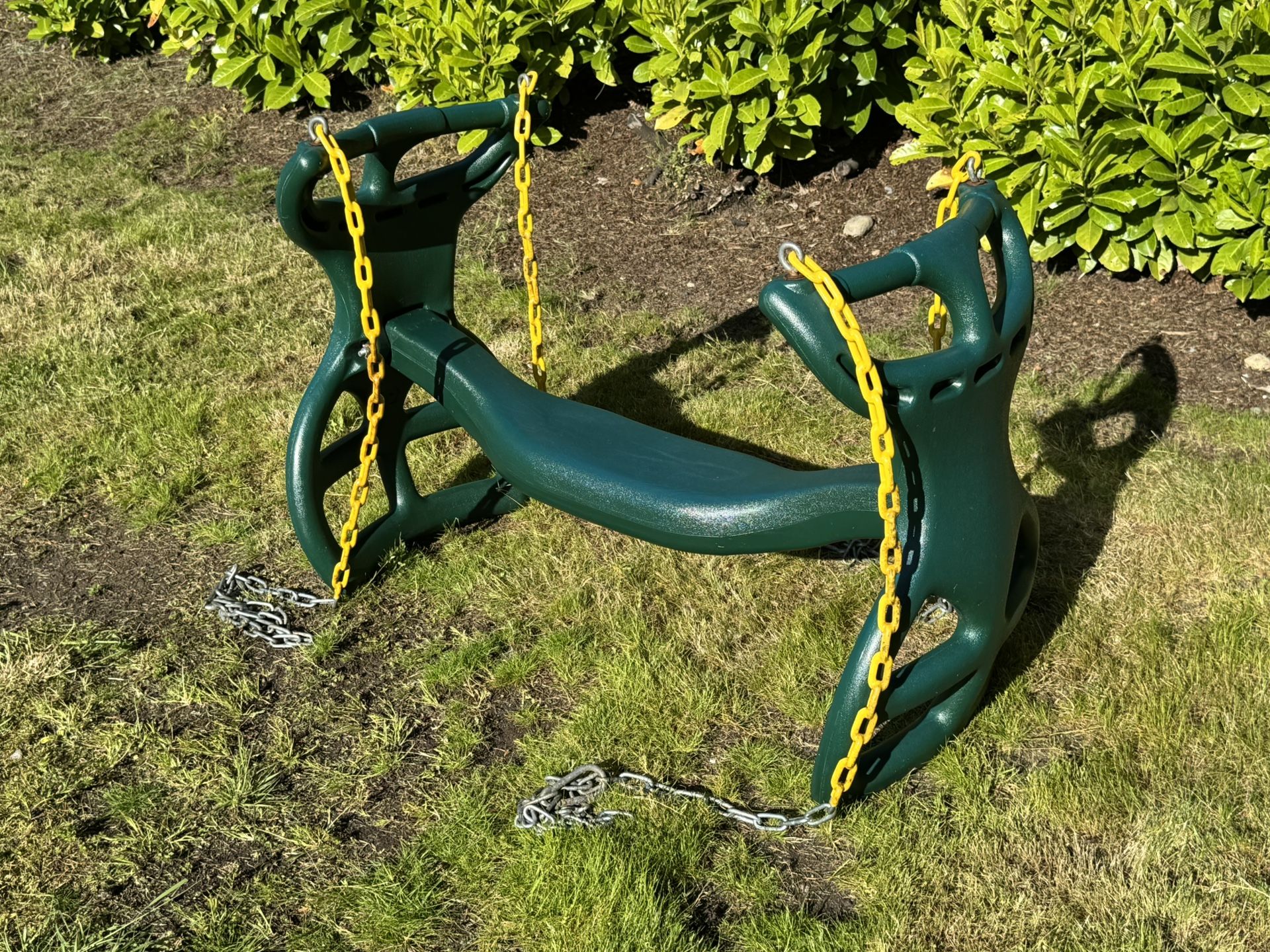 Gorilla Play Set Tandem Dual Ride Glider swing