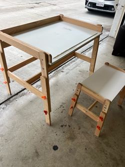 IKEA Kids Desk and Stool Set
