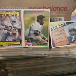 Tony Dorsett Card Lot