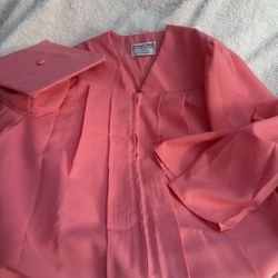 Pink Cap And Gown 