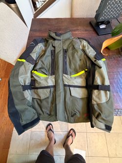 Alpine stars, waterproof winter adventure motorcycle jacket