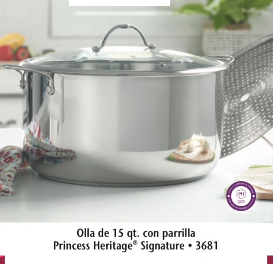 Olla De 15 Qts Con Parrilla