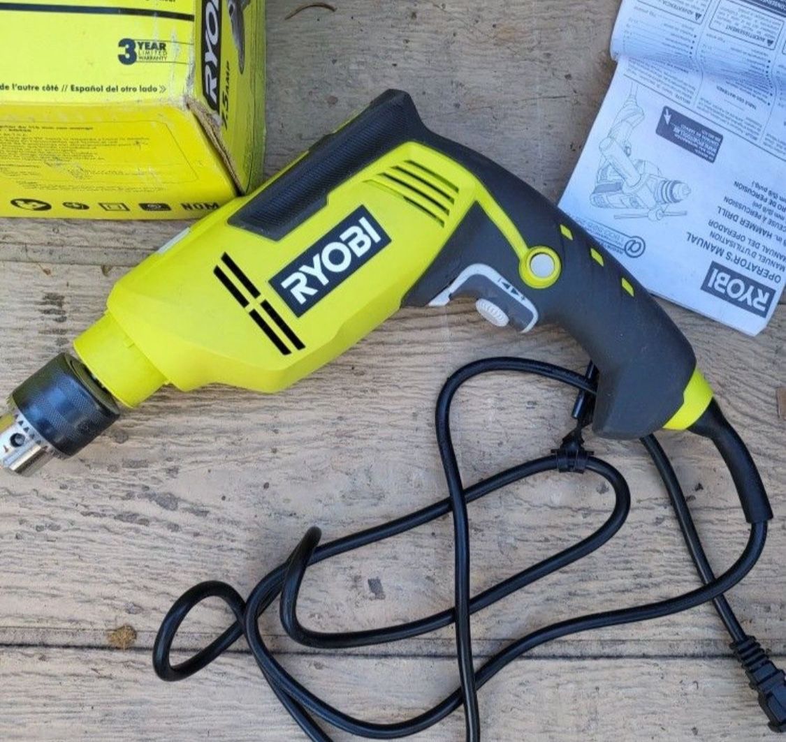 Ryobi 6.2 Amp Corded 5/8 in. Variable Speed Hammer Drill