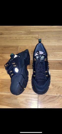 Brand New Gucci Men’s Flashtrek Leather Sneakers Size 12 Black